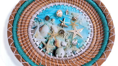 Pine Needle basket center