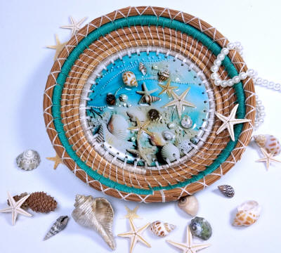 Seashell Basket - CLICK for larger image
